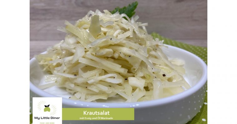 Krautsalat – erfrischend, mit einer Essig-Öl Marinade