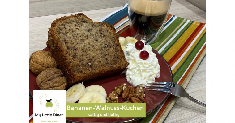 Bananen-Walnuss-Kuchen – saftig und locker