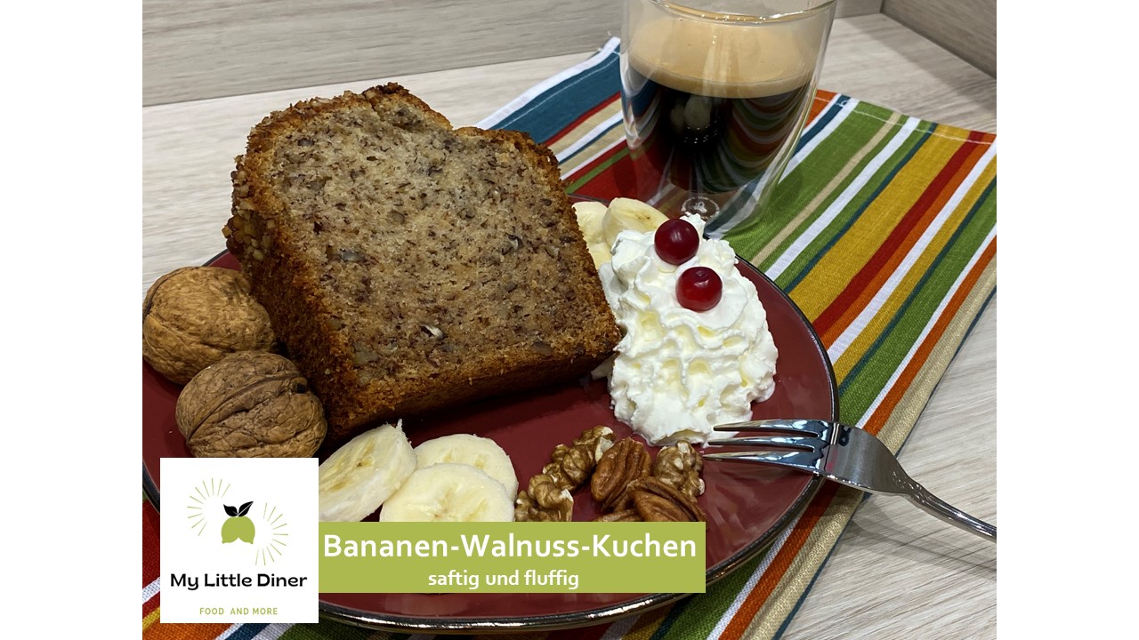 Bananen-Walnuss-Kuchen – saftig und locker