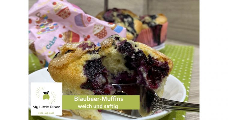 Blaubeer Muffins – saftig, weich – schnell und einfach gemacht