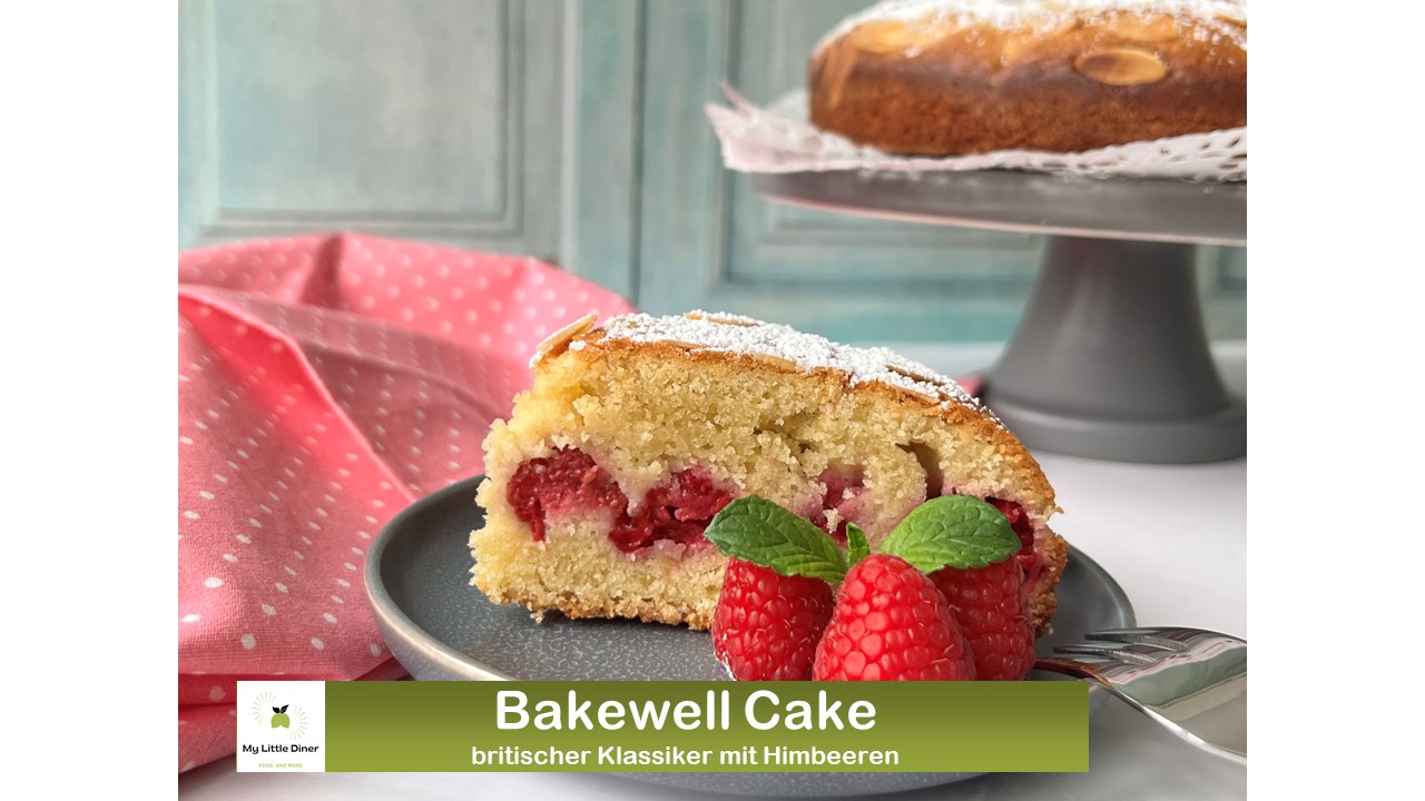 „Bakewell“ Kuchen – britischer Klassiker mit Himbeeren – einfache Variante