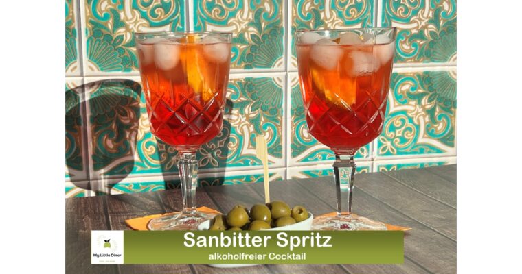 Sanbitter Spritz – alkoholfreier Cocktail – perfekt für heiße Sommertage