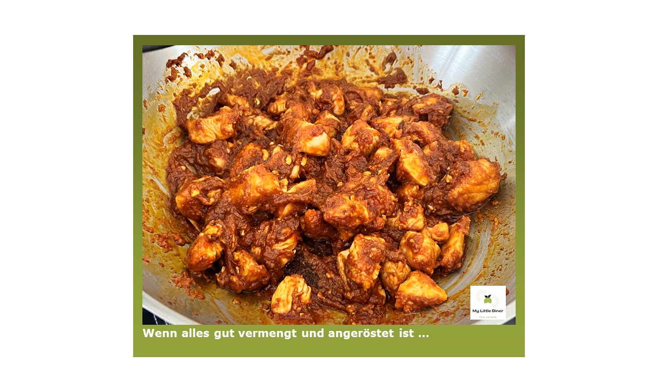 Hähnchen in cremiger Erdnuss-Sauce - einfach und aromatisch - auch für ...