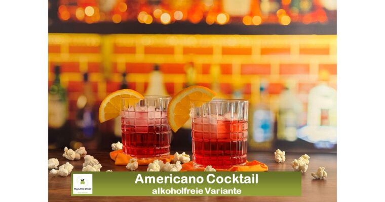 Americano Cocktail – alkoholfreie Variante mit Sanbitter