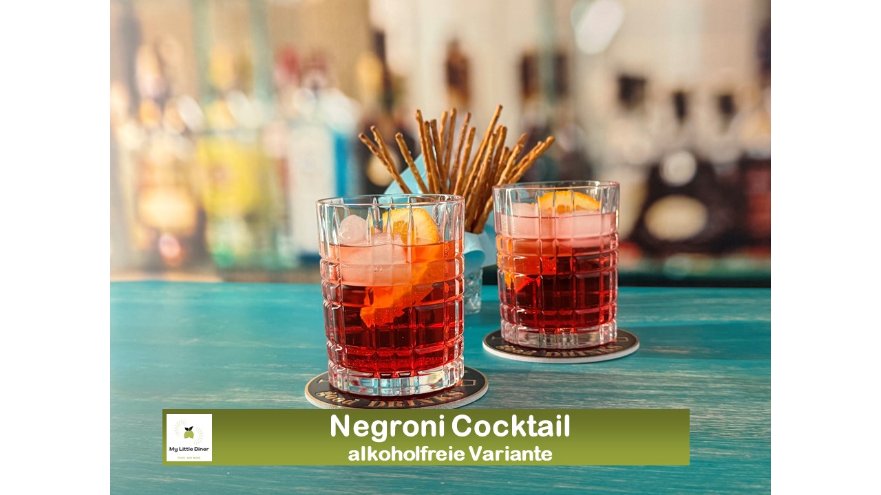 Negroni – alkoholfreie Version des Cocktail Klassikers – mit Sanbitter