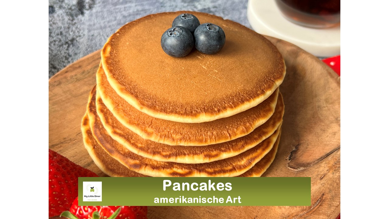 Bild zeigt Rezept Pancakes amerikanische Art - Titelbild1
