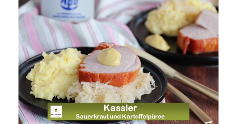 Kassler mit Sauerkraut und Kartoffelpüree