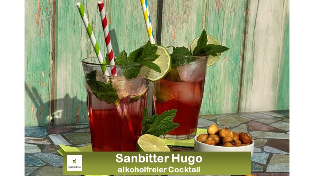 Sanbitter Hugo - alkoholfreier Cocktail - perfekt für den Sommer