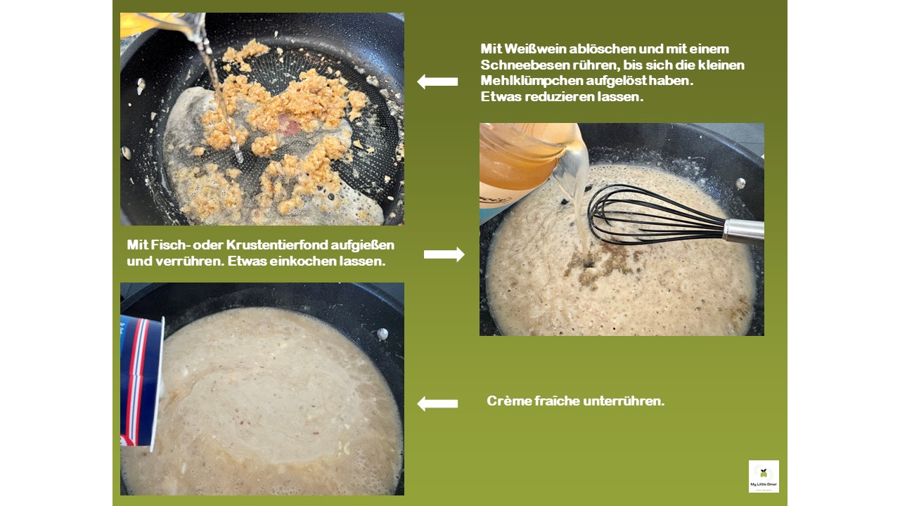 Bild zeigt Rezept Kabeljau Loins mit Zitronen-Estragon-Sauce - Zubereitung2