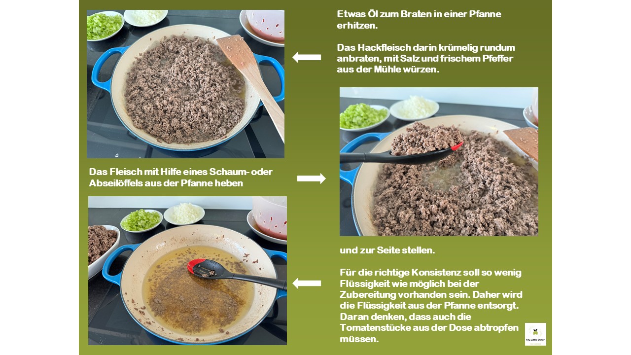 Bild zeigt Sloppy Joe - Zubereitung1