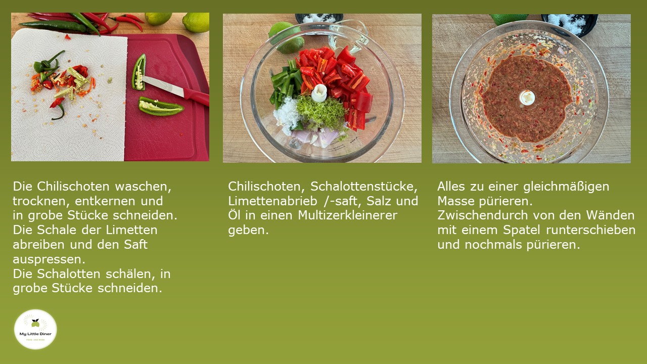 Bild zeigt Chili-Limetten-Sauce - Zubereitung