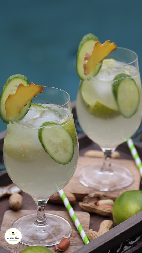 Bild zeigt Moscow Mule alkoholfreie Cocktail Version - Pinterest Pin1