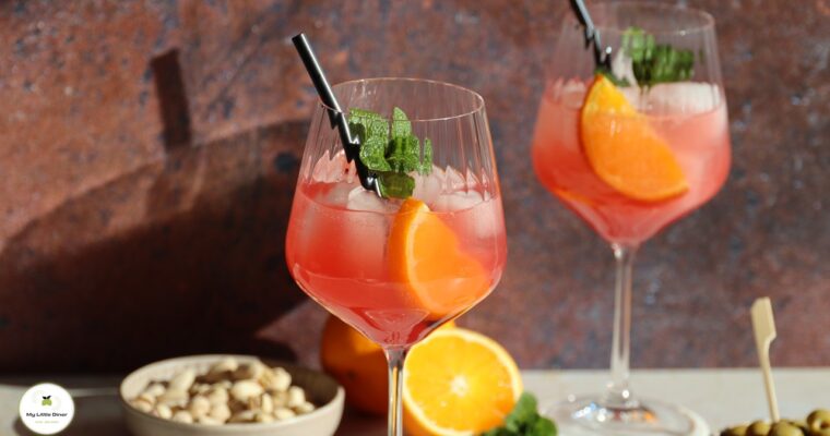 Virgin Spritz – alkoholfreier Cocktail mit Martini Vibrante