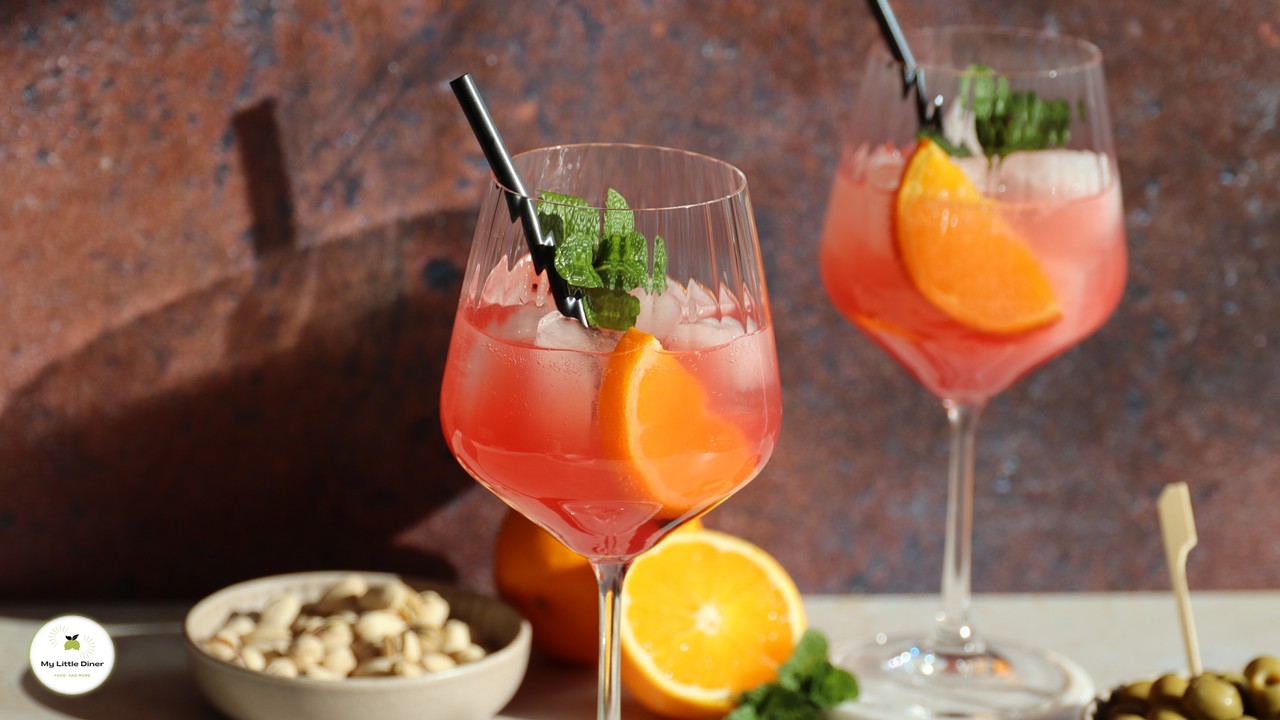 Virgin Spritz – alkoholfreier Cocktail mit Martini Vibrante