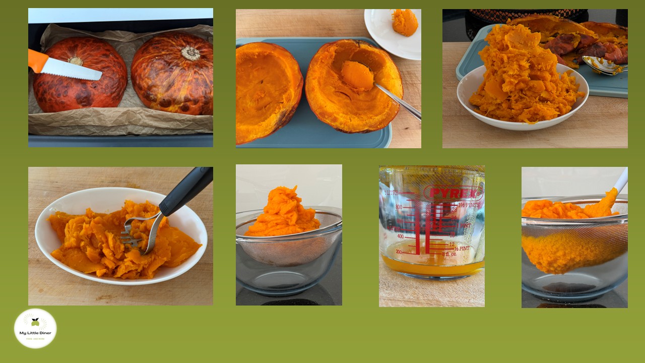 Bild zeigt Zubereitung Kürbispüree aus dem Airfryer_2