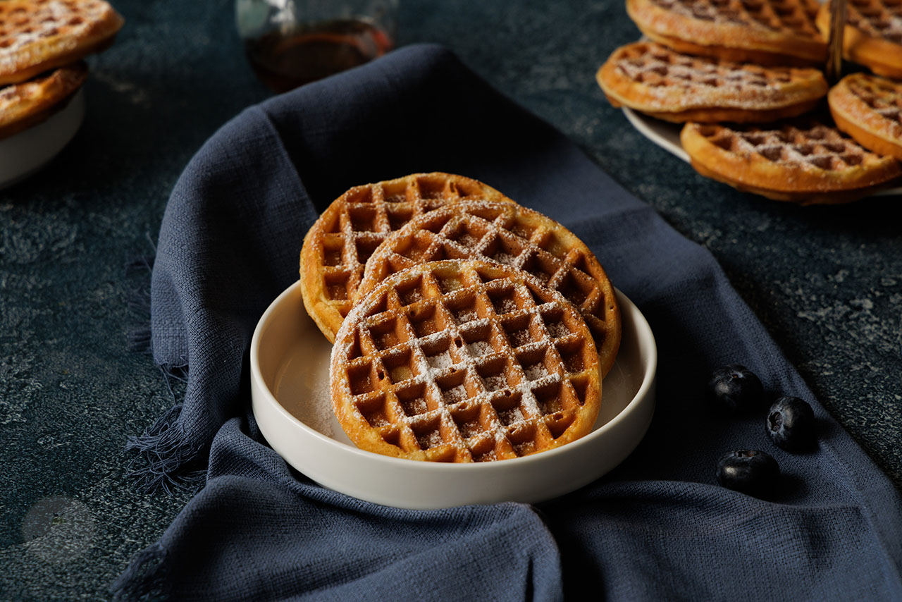 Buttermilch Waffeln im „Eggo Waffles“ Style