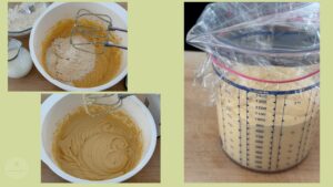 Buttermilch Waffeln Zubereitungsschritte Konsistenz Teig