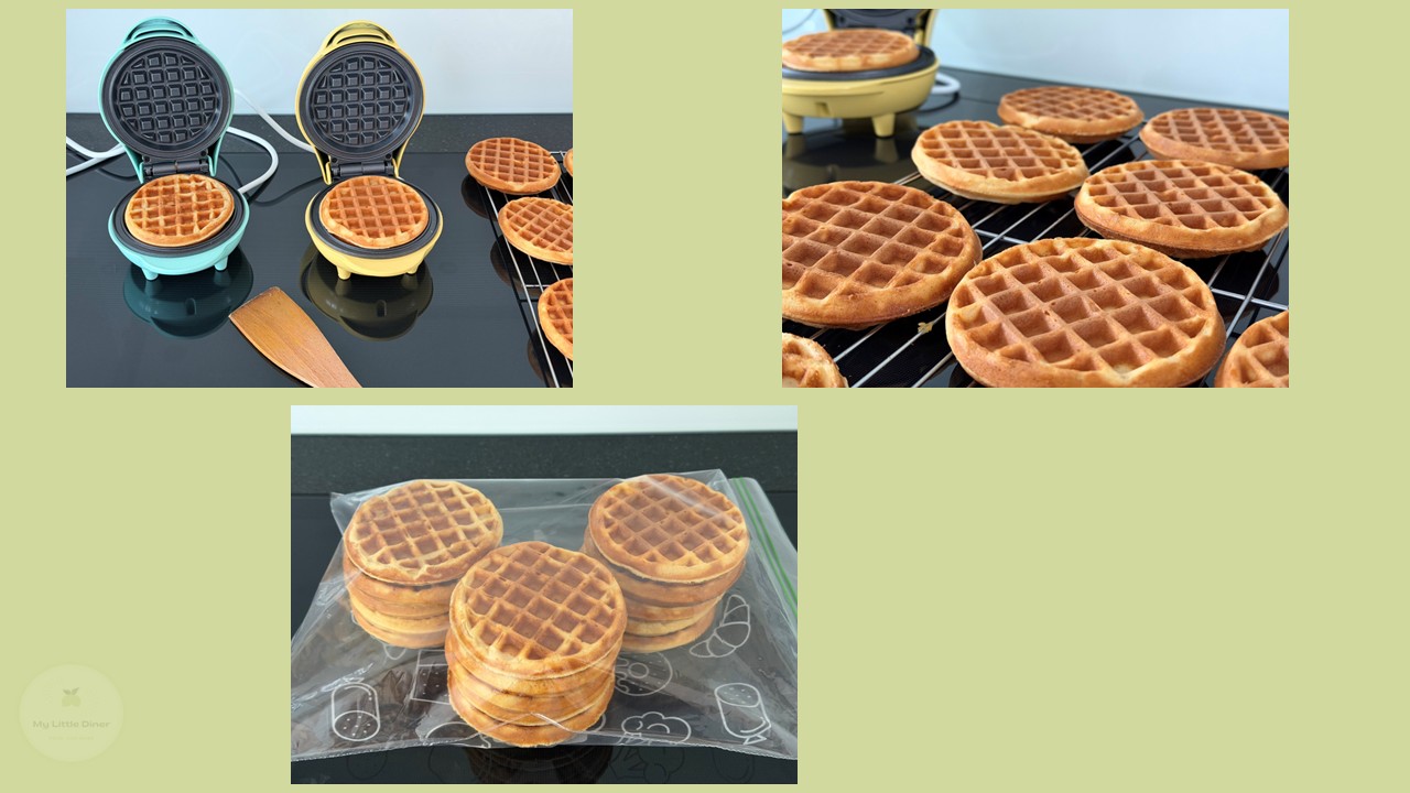 Buttermilch Waffeln backen